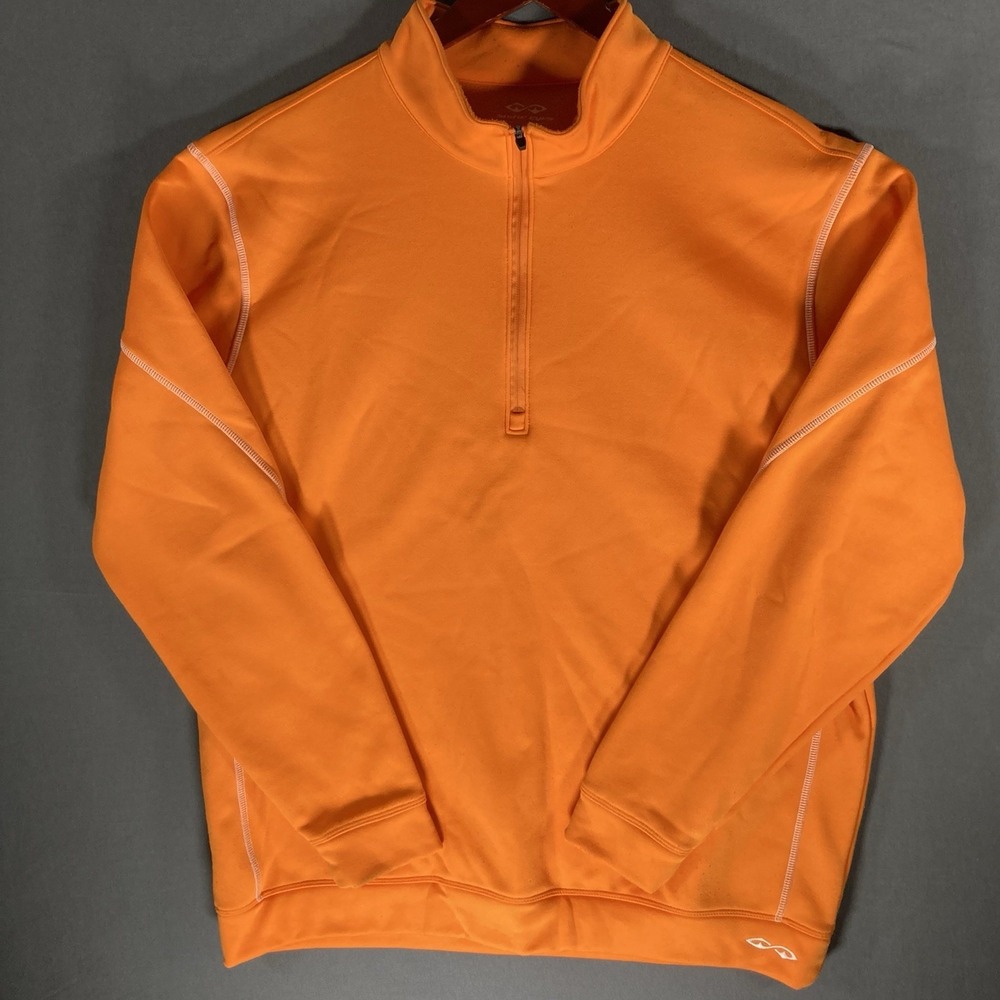Snake Eyes Full Zip Running Jacket‎ Orange Mens Sz Large